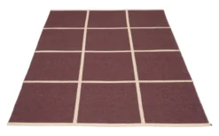 Pappelina Teppich CRISS Burgundy 180 x 260cm CR8G1826
