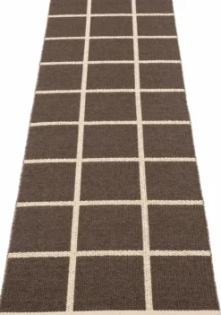 Pappelina Teppich CRISS Dark Brown 70 x 225cm CR6F722