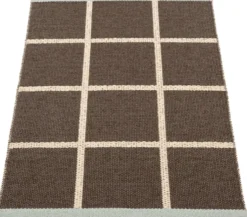 Pappelina Teppich CRISS POP Dark Brown 70 x 100cm CRP6F710