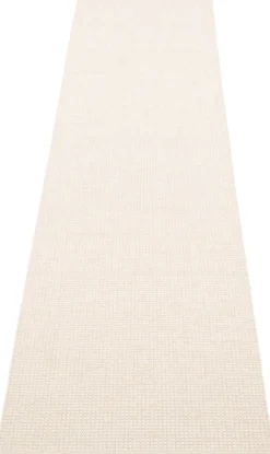 Pappelina Teppich Emm Vanilla/White Metallic 70 x 300 cm EMM0C730