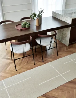 Pappelina Teppich Fred Beige Vanilla 70 x 270 cm FR6E727