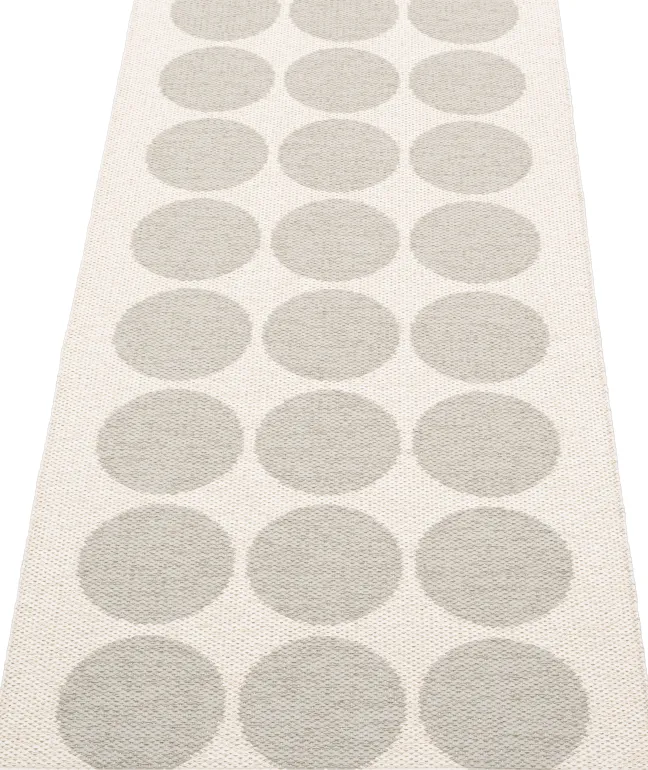 Pappelina Teppich Hugo Linen Vanilla 70 x 160 cm HU9F716