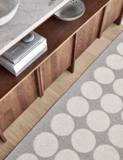 Pappelina Teppich Hugo Linen Vanilla 70 x 240 cm HU9F724