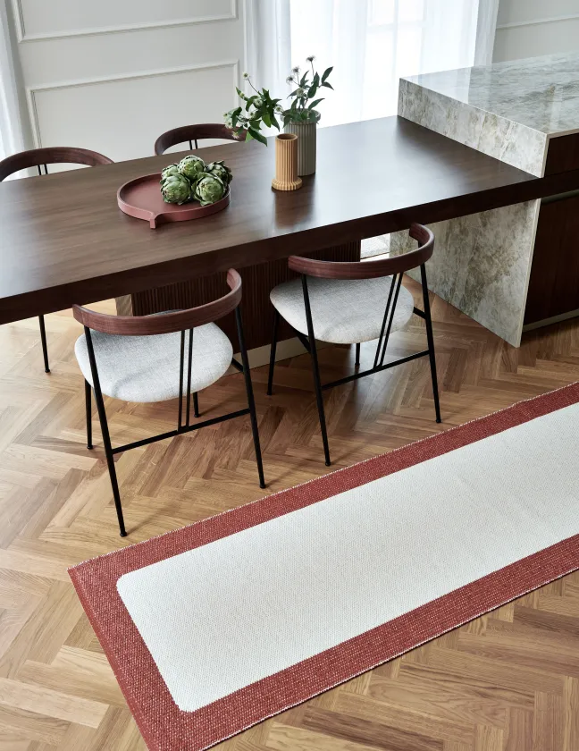 Pappelina Teppich Ilda Brick Vanilla 180 x 180 cm IL4C1818