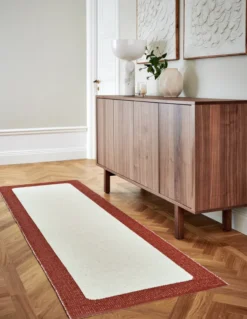 Pappelina Teppich Ilda Brick Vanilla 70 x 240 cm IL4C724