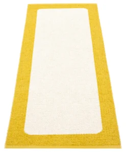 Pappelina Teppich Ilda Mustard Vanilla 70 x 180 cm IL5718