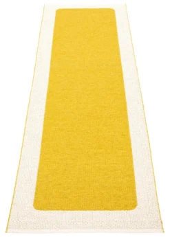 Pappelina Teppich Ilda Mustard Vanilla 70 x 240 cm IL5724