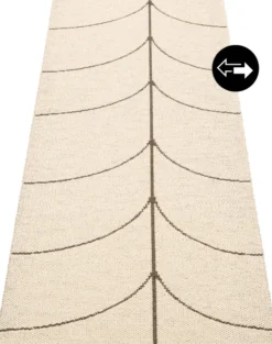 Pappelina Teppich LEIF Dark Brown 70 x 90cm LE6F709