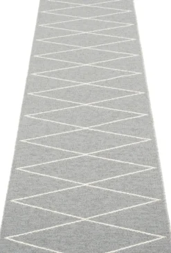 Pappelina Teppich Max Grey/Vanilla 70 x 240 cm MX9724