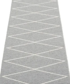 Pappelina Teppich Max Grey/Vanilla 70 x 160 cm MX9716