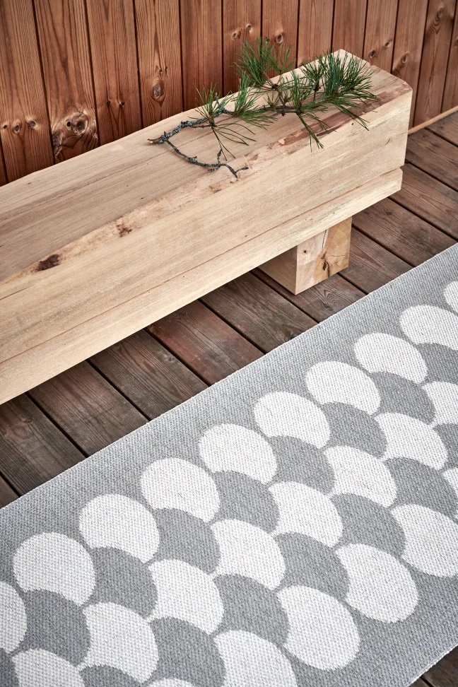 Pappelina Teppich POPPY Linen 70 x 150 cm PY29F715
