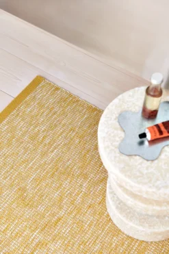 Pappelina Teppich Sam Mustard/Cream 70 x 225 cm SAM5722