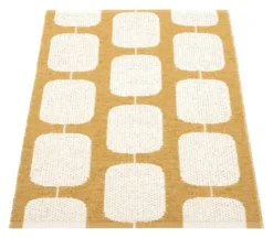 Pappelina Teppich Sten Ochre Vanilla 70 x 100 cm ST5B710