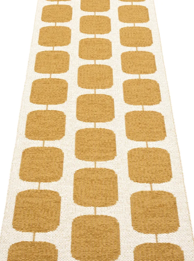 Pappelina Teppich Sten Ochre Vanilla 70 x 200 cm ST5B720