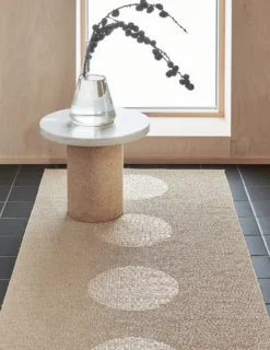 Pappelina Teppich VERA 2.0 Bio Edition Beige/Beige Metallic 70 x 120 cm V26E712