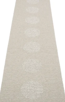 Pappelina Teppich VERA 2.0 Bio Edition Linen/Stone Metallic 70 x 280 cm V29F728