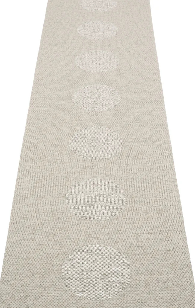Pappelina Teppich VERA 2.0 Bio Edition Linen/Stone Metallic 70 x 280 cm V29F728