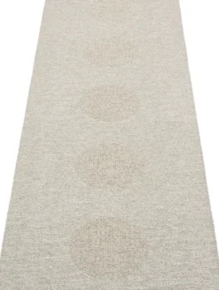 Pappelina Teppich VERA 2.0 Bio Edition Linen/Stone Metallic 70 x 200 cm V29F720