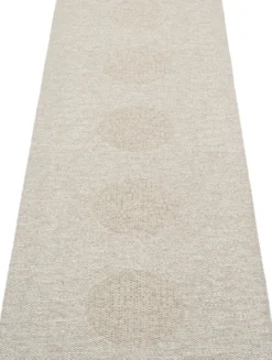 Pappelina Teppich VERA 2.0 Bio Edition Linen/Stone Metallic 70 x 360 cm V29F736