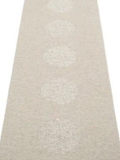 Pappelina Teppich VERA 2.0 Bio Edition Linen/Stone Metallic 70 x 360 cm V29F736