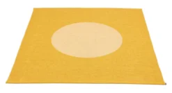 Pappelina Teppich VERA POP Mustard 180 x 200 cm VP51820