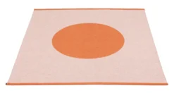 Pappelina Teppich VERA POP Pale Orange 180 x 200 cm VP4A1820