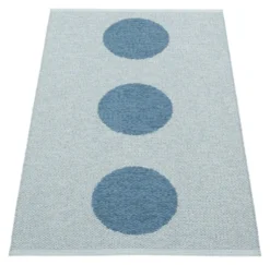 Pappelina Teppich VERA POP River Blue 70 x 120 cm VP3R712