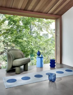 Pappelina Teppich VERA POP River Blue 70 x 120 cm VP3R712