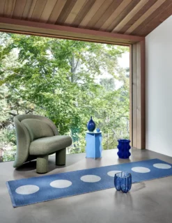Pappelina Teppich VERA POP River Blue 70 x 200 cm VP3R720