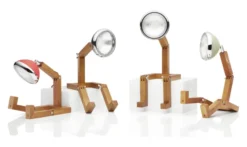 PIFFANY Copenhagen Mr. WATTSON® Original LED Tischleuchte Brass & Matt Black