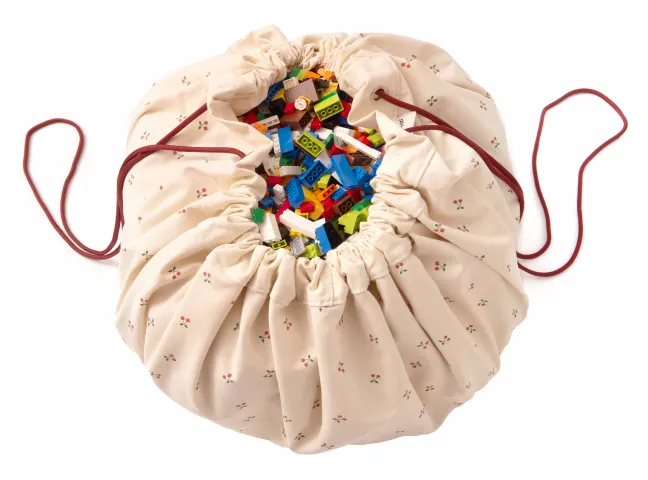 Play&Go Prints 2 in 1 Spielzeugsack Ø140cm Cherry Cherry