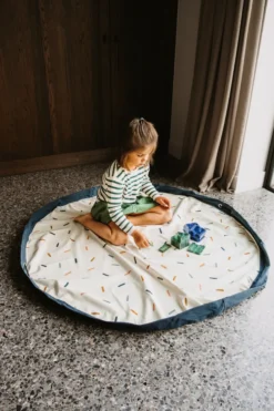 Play&Go Prints 2 in 1 Spielzeugsack Ø140cm confetti