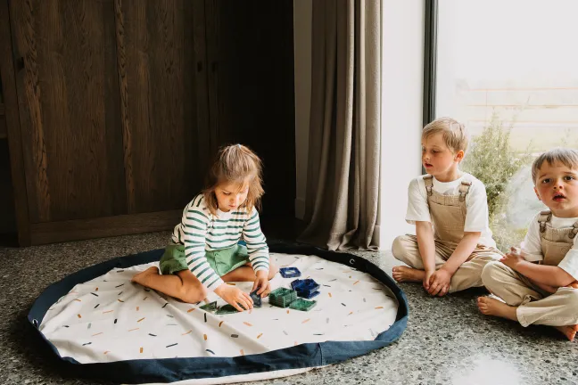 Play&Go Prints 2 in 1 Spielzeugsack Ø140cm confetti