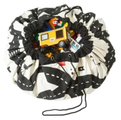 Play&Go Prints 2 in 1 Spielzeugsack Ø140cm Spielstraße