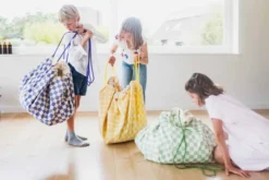 Play&Go Prints 2 in 1 Spielzeugsack Ø140cm Vichy Yellow Sale
