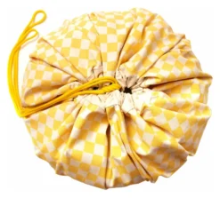 Play&Go Prints 2 in 1 Spielzeugsack Ø140cm Vichy Yellow Sale
