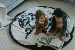 Play&Go Prints 2 in 1 Spielzeugsack Ø140cm Weltkarte