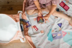 Play&Go Soo Spielmatte Ø140cm mit Stauraum Eimer fairyworld
