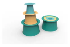 Quut Alto Lagoon Sandspielzeug Yellow/ Vintage Blue