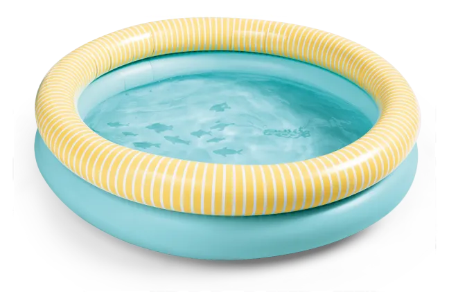 Quut Dippy Plantschbecken aufblasbar Ø80cm Banana Blue