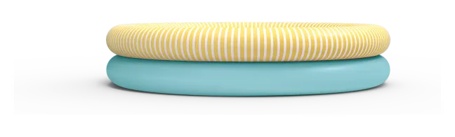 Quut Dippy Plantschbecken aufblasbar Ø80cm Banana Blue