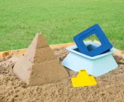 Quut Pira Pyramidenhilfe Sandspielzeug Blau/Gelb