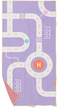 Quut Spieltuch M (140 x 70cm) Road Lavender