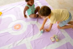Quut Spieltuch XL (180 x 180cm) Road Lavender