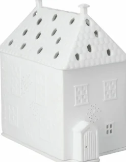 räder Lichthaus Cottage mit Ranken Porzellan weiß