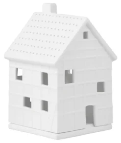 räder Lichthaus Fachwerkhaus klein Porzellan weiß