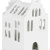 räder Lichthaus Giebelhaus Porzellan weiß