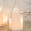räder Lichthaus kleine Kirche Porzellan weiß