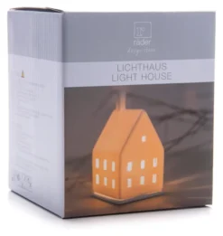 räder Lichthaus Lichtzauber Porzellan weiß
