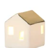 räder Mini LED Lichthaus mittel Porzellan weiß